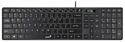 Клавиатура USB Genius <SlimStar 126> (104 кл) черный (31310017402)