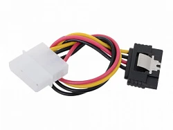 Кабель питания 3Cott SP-003 <Molex (4pin, БП) -> SATA (устройство)> 0.15 метра С металлической защёлкой