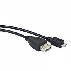Кабель USB A(f) -> micro B(m), 0.15 м, Bion <BNA-OTG-AFBM-001>